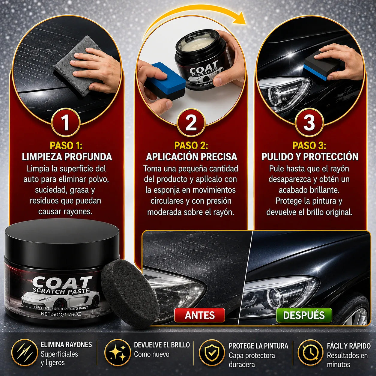 ScratchZero™ | Eliminador de Rayones para Auto