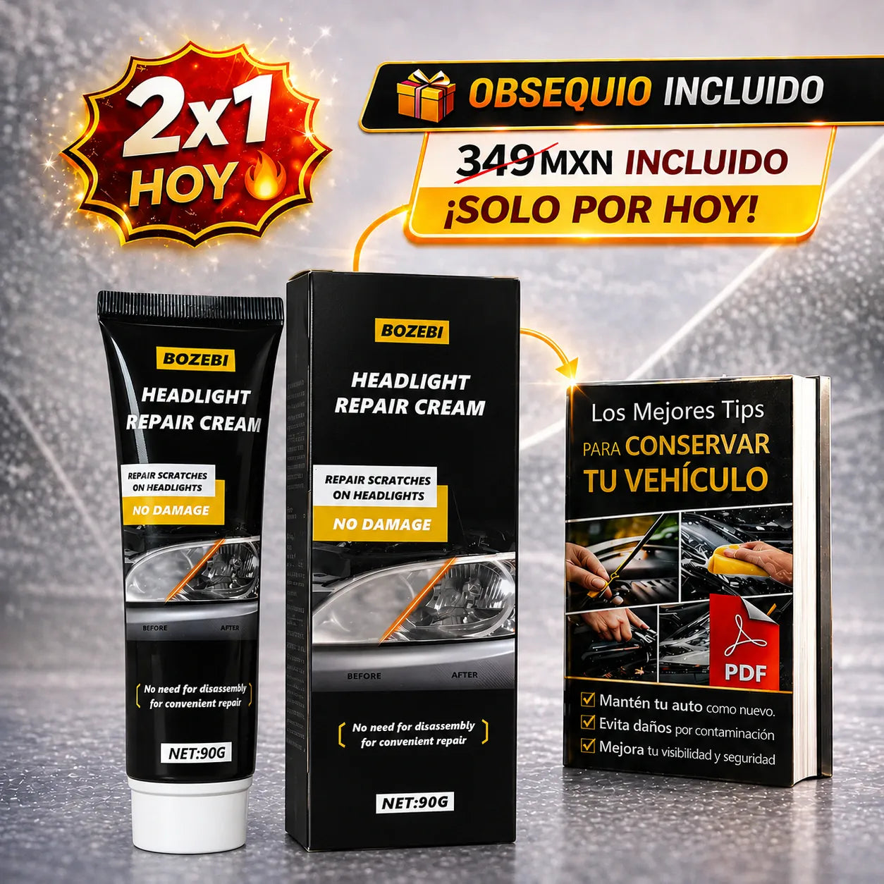 Crystal Light™ | Restaurador de Faros