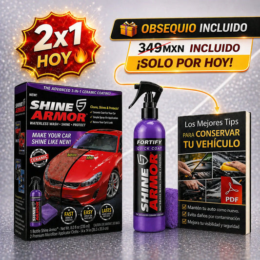 Shine Armor™ | Sellador Cerámico 3 en 1