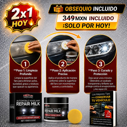 Repair Milk™ | Restaurador de Faros